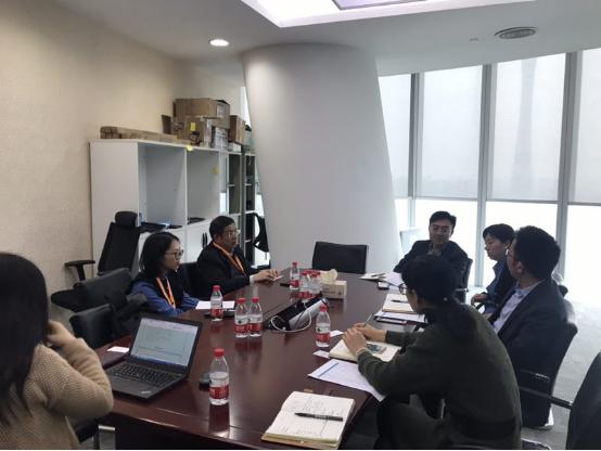 中国信保广东分公司向宇副总经理会见广州华运机械有限公司总经理罗国运